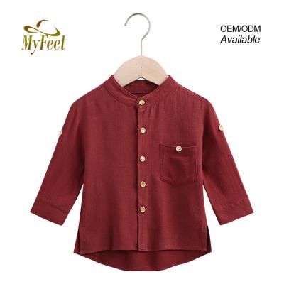 China 2021 QUICK DRY new design customized casual long and short sleeve shirt toddler boy T-shirts for boys for sale