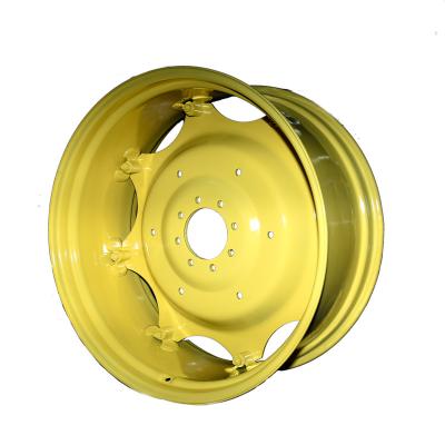 China Tractor 34 Inch Wheel Steel Rim Tubeless Agricultural Steel Wheel From China Factory for sale