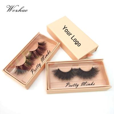 China Luxurious Winged Lashes Of Mink Eyelashes Vendor Wholesale 3d Mink Eyelashes Natural Full Strip eyelash box for sale