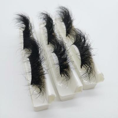 China 25MM Winged Super Fluffy Lashes Indicated To Ship Real Mink Eyelash Cheap Price False 3D Lashes Wholesale for sale