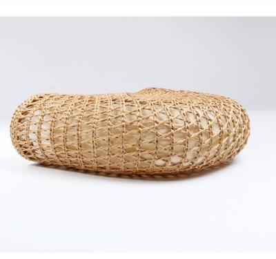 China OEM Comfortable Handmade Summer Straw Round Beach Bag Raffia Straw Bag For Girl for sale