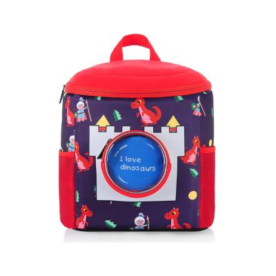 China Popular Circus Hot Sell Kindergarten Kindergarten Bucket Soft Cartoon Children School Bag Soft Diving Material Backpack for sale