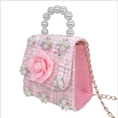 China High Quality Cute Protable PU Money Holder Shoulder Bag Chime Purse Kids Handbags For Girls for sale