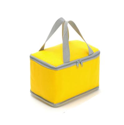 China Custom Waterproof Delivery Lunch Bag Insulated Lunch Cooler Bag Non Woven Cooler Bag for Packing Beer and Frozen Foods for sale