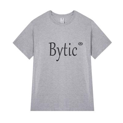 China Bytic Custom Heat-transfer Anti-Wrinkle Unisex Short Sleeve Plastisol Logo Printing 100% Cotton Mens Clothing T-Shirt for sale