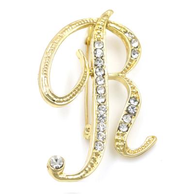 China 2021 Environmentally Friendly Famous Brooch Pins For Luxury Women Designer Rhinestone Clothing Scarf Brooches for sale