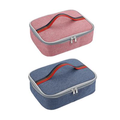 China Wholesale Oxford Waterproof Cloth Insulated Handbag Portable Thermal Lunch Boxes Insulated Bento Bag for sale