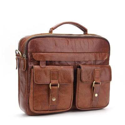 China New Custom Design Vintage Design Men's Executive Business Office Leather Bag For Men's Briefcase for sale