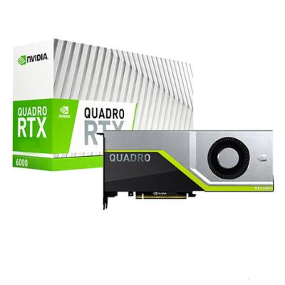 China Workstation NVIDIA Quadro RTX 6000 24GB Ray Tracing 3D Scene Rendering Movie Special Effects Design AI Development for sale