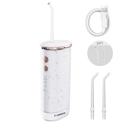 China IPX7 água recarregável sem corda dobrável Flosser Irrigator oral para a limpeza dos dentes à venda