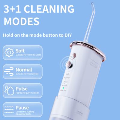 中国 IPX7防水小型水Flosser 1650RPM/Minの折りたたみびんタンク 販売のため