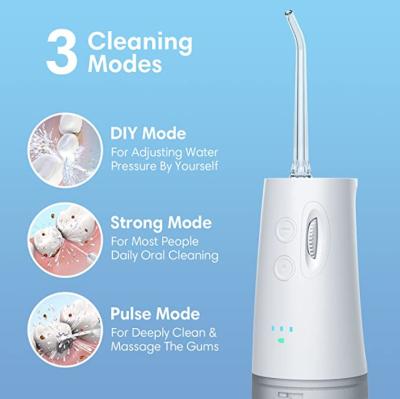 China Adjustable High Pressure Water Flosser 20 - 140 PSI OEM Electric Dental Flosser for sale