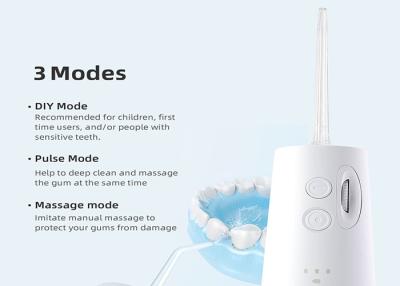 China 225mm Length Dental Care Water Flosser 300ml Tank Portable Dental Oral Irrigator for sale