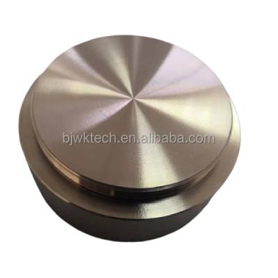 China Machine titanium coating high purity OD98mm round-shape sputtering target for pvd for sale