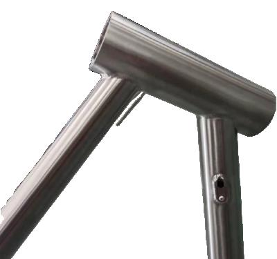 China Rode GR 9 High Quality Customized Titanium Frame A High Strength Applied To Rode / Mountain / Racing Bike for sale