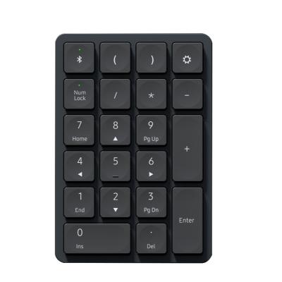 China Anti-ghosting Wireless Numeric Keypad, 21 Keys BT Connection Rechargeable numeric Scissors Keyboard with 300 mAh Battery for sale