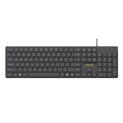 China Anti-ghosting Desk Wired Keyboard For Business With Slim Scissor Structure , Normal Standard USB Keyboard for sale