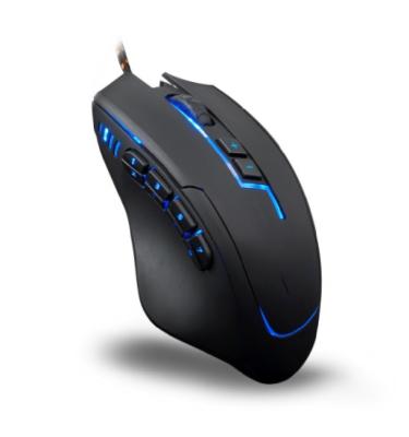 China 3D Gaming Mouse Programmable Gaming Mouse Cable Ergonomic Designed With 4 LED Backlights for sale