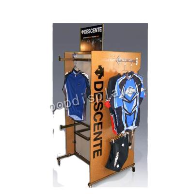 China Supermarket wholesale custom design clothing store funiture clothing display rack for sale