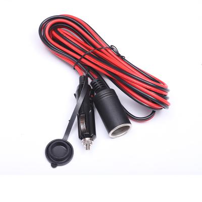 China 24V Cyberpunk 1 To 3 Cigarette Car Female Socket Connector 12V Power Lighter Charger Adapter DC Three Way Splitter Socket for sale