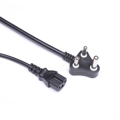 China Home Appliance South Africa Power Cord Extension Plug [Manufacturer Powered] and Plug Three Pin for sale