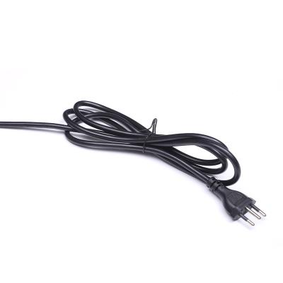 China Home Appliance AC Power Extension Cable 3 Pin Prong For Home Appliance Brazil Power Cord for sale