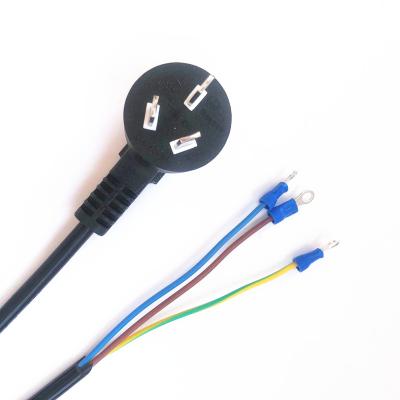 China Home Appliance Black Argetina IRAM 3 Pin D11rated 10A/250V Mains Cord 3 Cores Electrical Cable Plug C13 Connector for sale