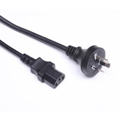 China Home Appliance [Customized by Manufacturer] SAA Certified Australian Three Plug Power Cord Extension Cord for Plugging in Power Cord Elbow Product Sufficient for sale