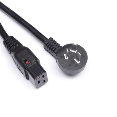 China Household Appliance CCC 90 Angle C13 Power Cord Left Right Eu Plug To C13 90 Degree Connector Eu Plug To C13 Degree Connector For Computer for sale