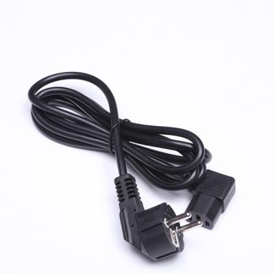 China Curling Iron Power Cord European Plug Power Cord Specifications Copper Retractable Variable Plug for sale