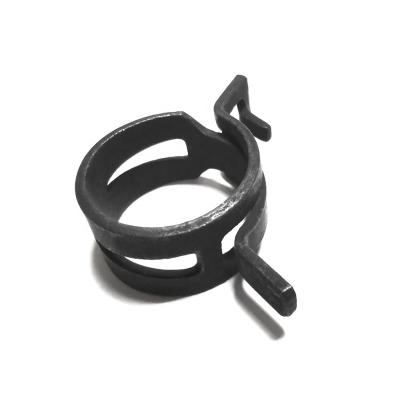 China Black Healthcare Car Spring Cage Galvanized Spring Steel Auto Clip Japanese Hose Clamps for sale