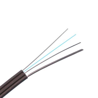 China FTTH/FTTX/FTTA Kico Fiber Optic Cable 1 2 4 6 8 Core FTTH Drop Cable Self Supporting Indoor Fiber Optic Cable With Messenger Wire for sale