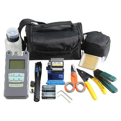 China Hot Sale FTTX Fiber Optic Cable Tool Kit with FC-6S Fiber Cleaver and Power Meter for sale