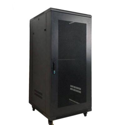 China Efficiently KICO 22U 27U 32U 37U 42U Floor Standing Network Cabinet, Server Rack Door Mail Rack With Quality Tempered Ce SGS Net Current for sale