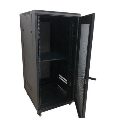 China Data Center Floor Standing Server Rack 27U 600*800 19 Inch Network Cabinet With Mesh Door 600*600 600*1000 800*800 800*1000 for sale