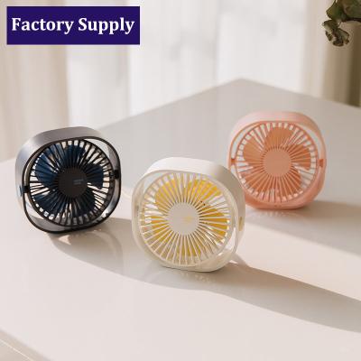 China USB 4 Mini Small Cooling Fan 360 Inch Rotary Silent Desk Fan Portable Fan Board for sale