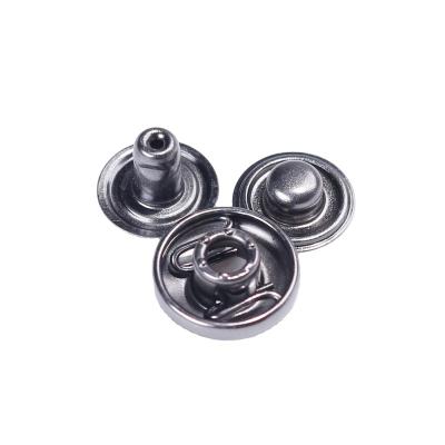 China Custom Fork Five Dry Clean Bulk Sale Nickel Free 486 Fork Rose Gold Snap Buttons Break Button With Logo for sale