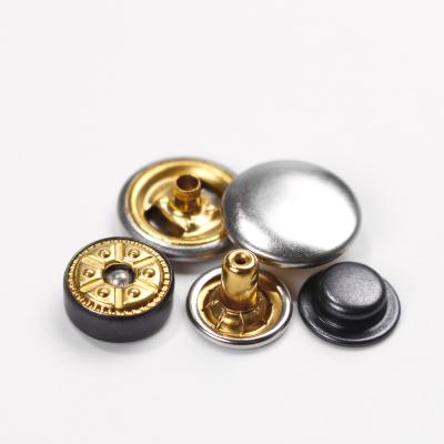 China 506 botones nickel free brass buttons rose gold snap button set with logo for sale