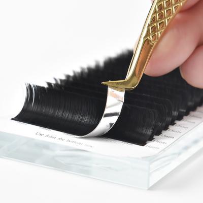 China Best Selling Natural Soft Volume Eyelash Extension Korea Eyelash Russian Russian Extension for sale