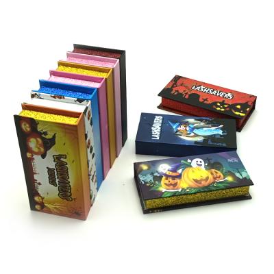 China Gorgeous Style Customized Boxes Halloween Eyelash Boxes Eyelash Vendor for sale