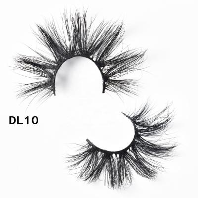 China Gorgeous Style Women's 3d Eyelashes 25mm Mink Lashes Variety With Custom Packaging for sale