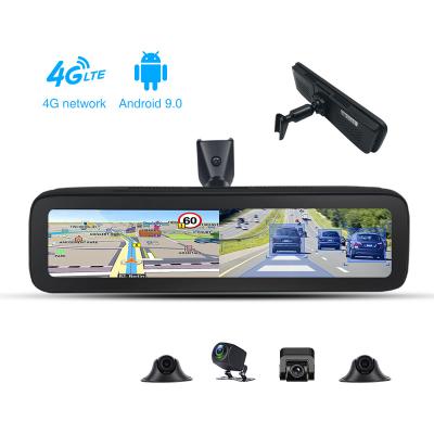 China 4G Android 9.0 Car 2+32G Rearview Mirror Camera 12in ADAS GPS WIFI 360 Degree View Recorder DVR Dash Cam Android 9.0 RAM2G ROM32G 4G Android 9.0 for sale