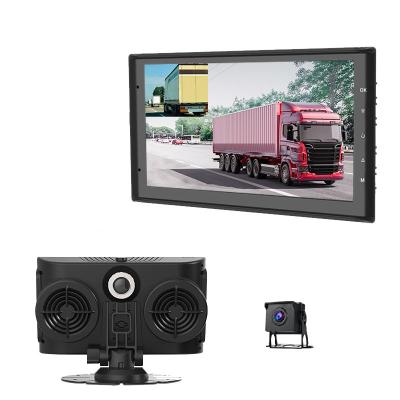 China BT Function AHD 1080P 7 Inch BT Truck DVR Monitor Driving Recorder Dual Lens Front/Rear Dual Recording HD Night Vision Reversing Camera for sale