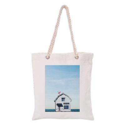 China PUNCH custom reusable eco cotton canvas tote bag canvas shopping bag for sale