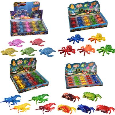 China XQ603 Children's Toys Novelty Ocean Sea Animal Magic Water Rising Hatching Turtle Toys For Education Game Party for sale