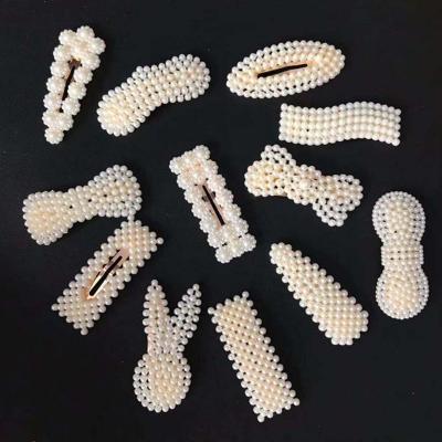 China LDD03 Fashional Hair Accessories Korean Pearl Material Eco-friendly Jewelry 2021 Korean Hair Clip For Hair Accessories Clips for sale