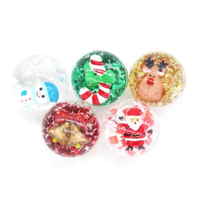 China Soft Deer Crystal Ball Anti Stress Kids Toy XQ204 Toy Xmas Storage Container Christmas Snowman Gift for sale