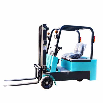 China 1500kg 1000kg Three Wheel Forklift Container DC MOTOR Solid Rubber Tires for sale