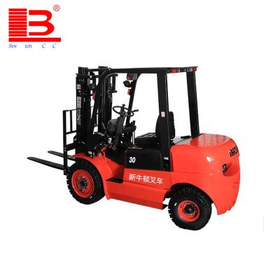 China NEW NEW TON Towmotor Diesel Forklift Truck 3 years Warranty Powered Pallet Truck zu verkaufen