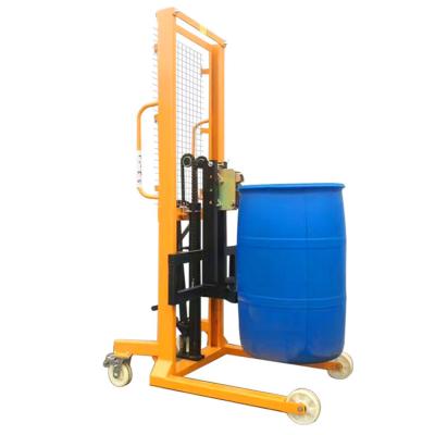 China 520kg Power Stacker Oil Drum Lifter Hand Plastic Bucket Stacker 3 years Warranty zu verkaufen